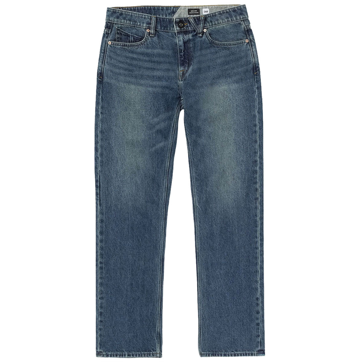 Volcom Solver Denim Jeans - Classic Blue image 1