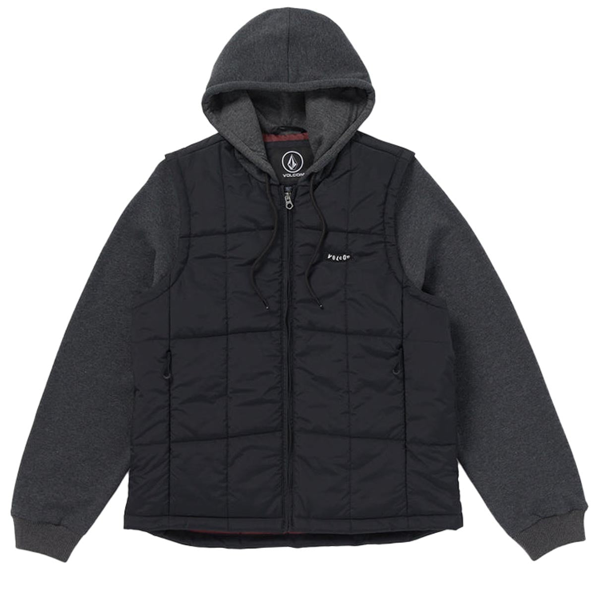 Volcom Stayner Hooded Jacket - Black image 1