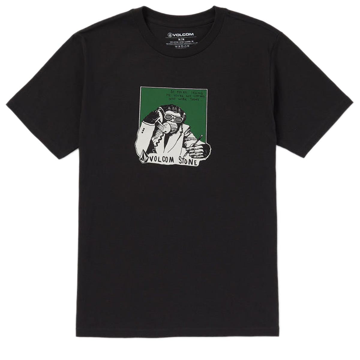 Volcom Monkeybiz T-Shirt - Black image 1