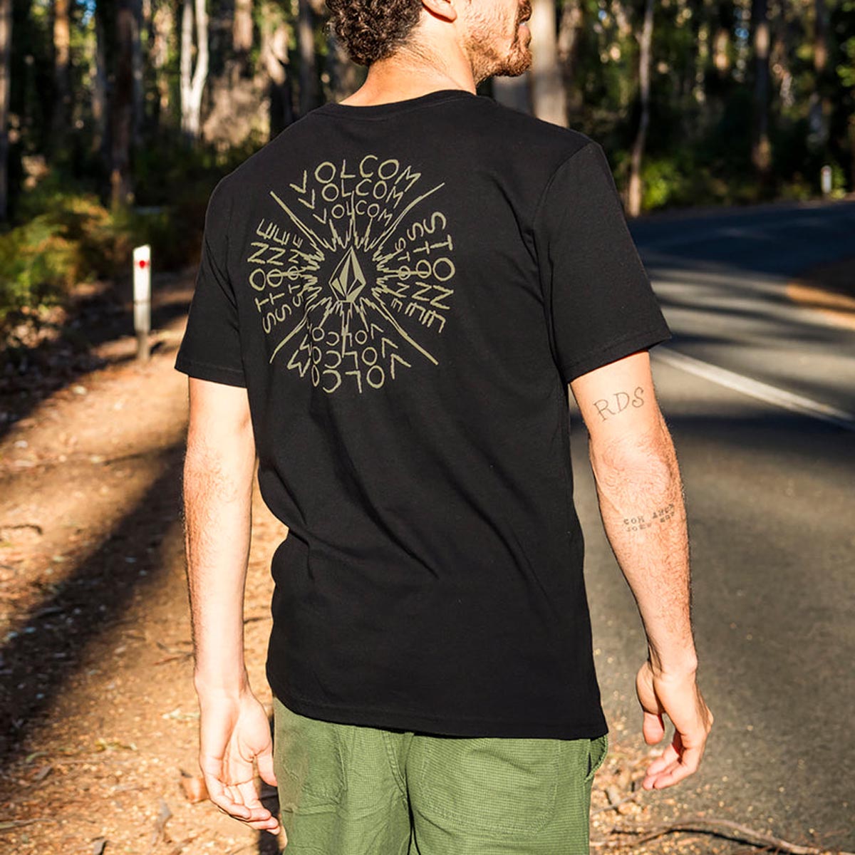 Volcom Spiraling T-Shirt - Black image 3