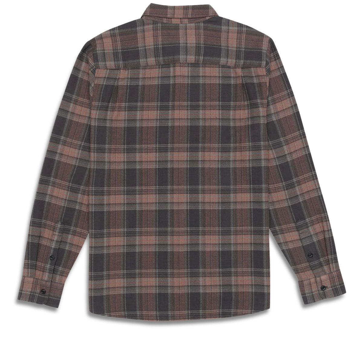 Volcom Baystone Flannel Long Sleeve Shirt - Asphalt Black image 2