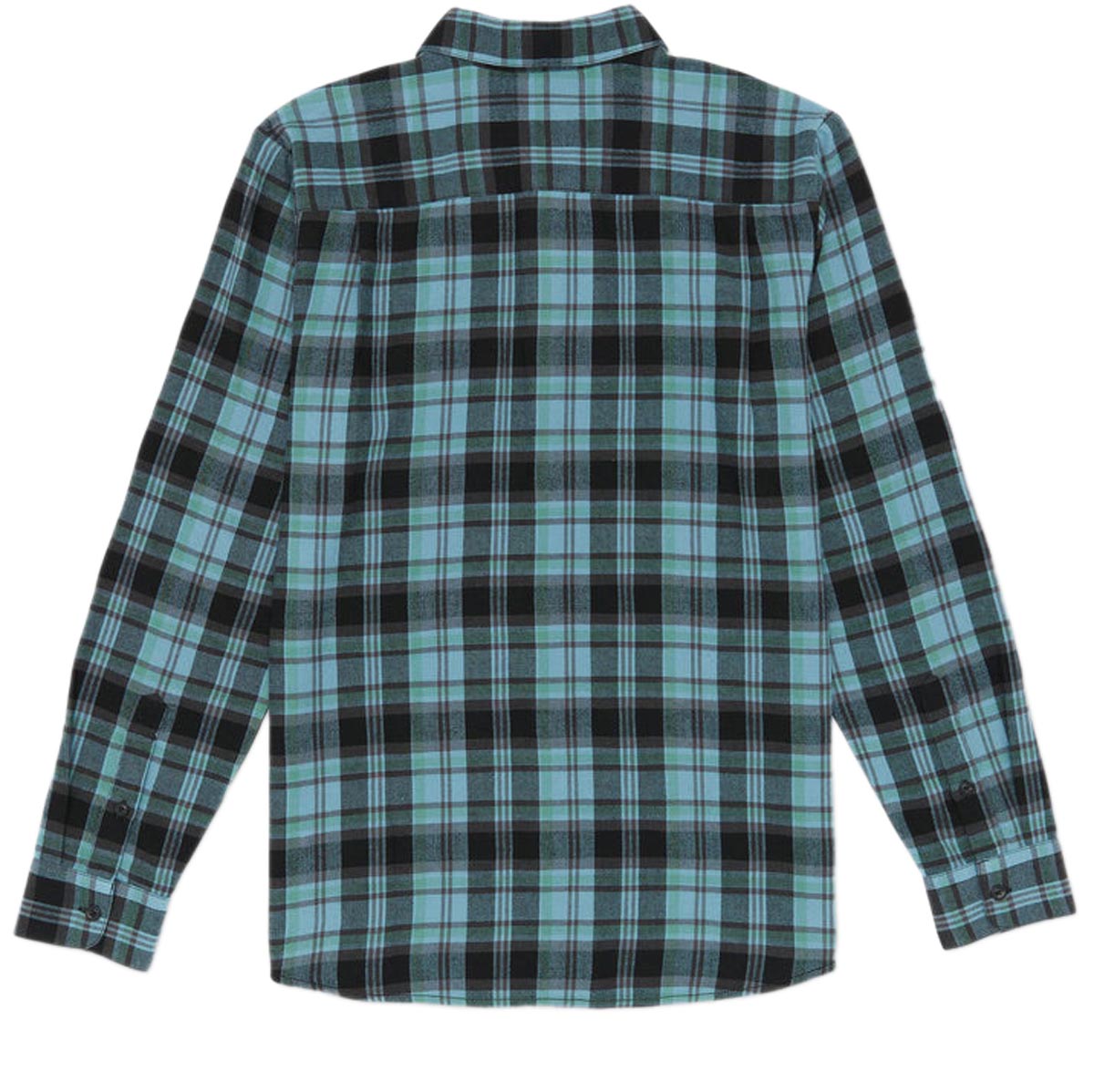 Volcom Caden Plaid Long Sleeve Shirt - Blue Rinse image 2