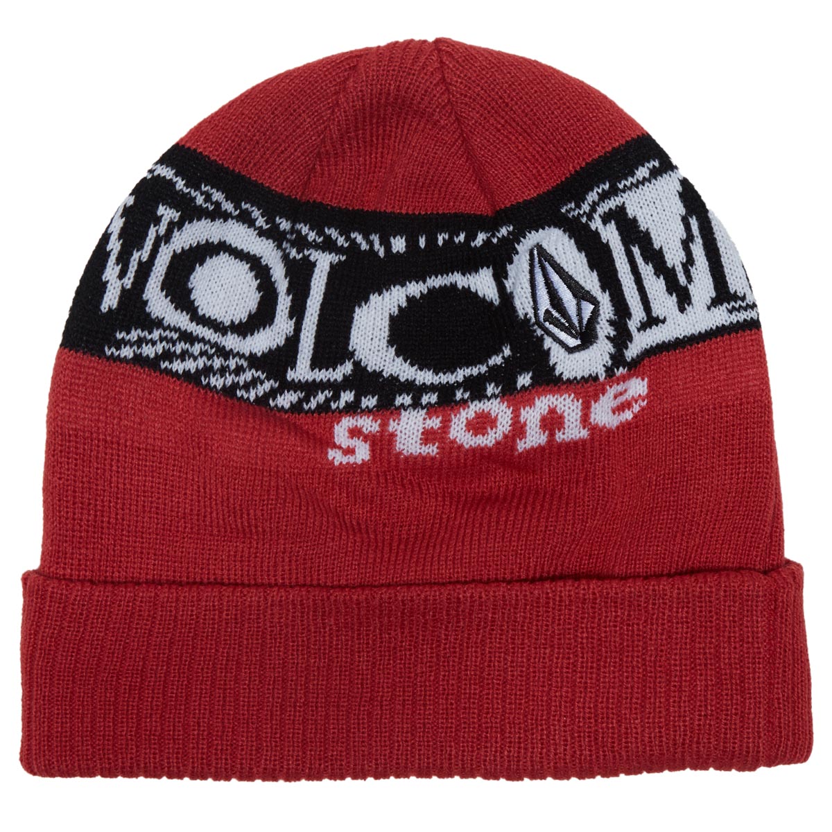 Volcom Lib Stone Legacy Beanie - Ribbon Red image 2