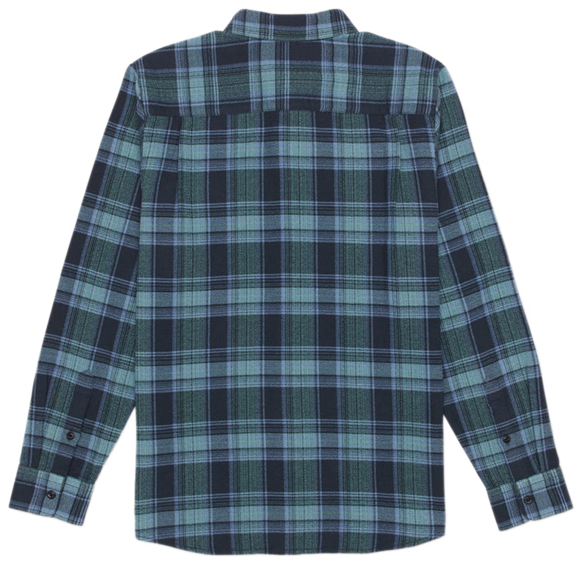 Volcom Baystone Flannel Long Sleeve Shirt - Navy image 2