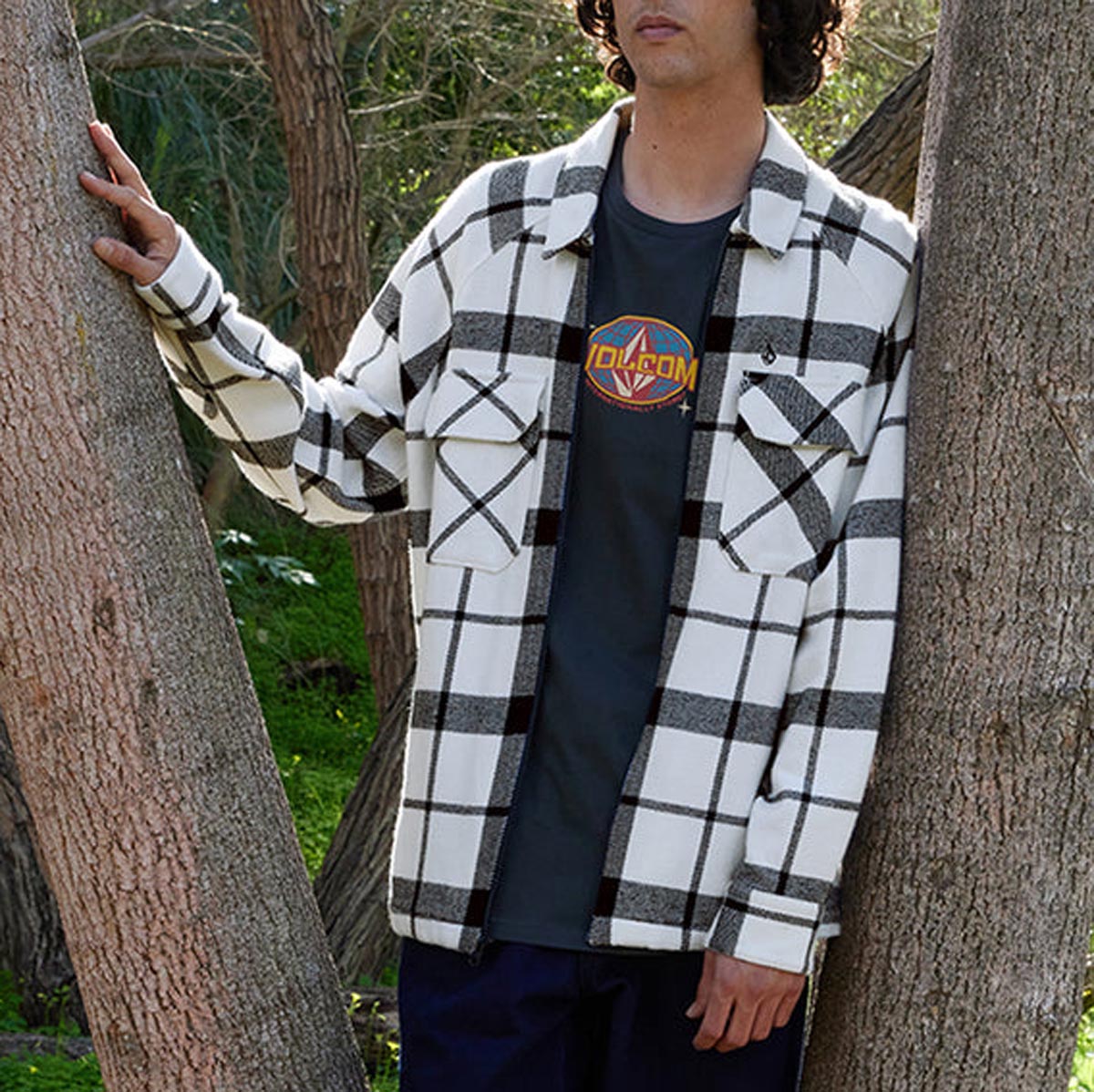 Volcom Bartostone Long Sleeve Shirt - White image 3