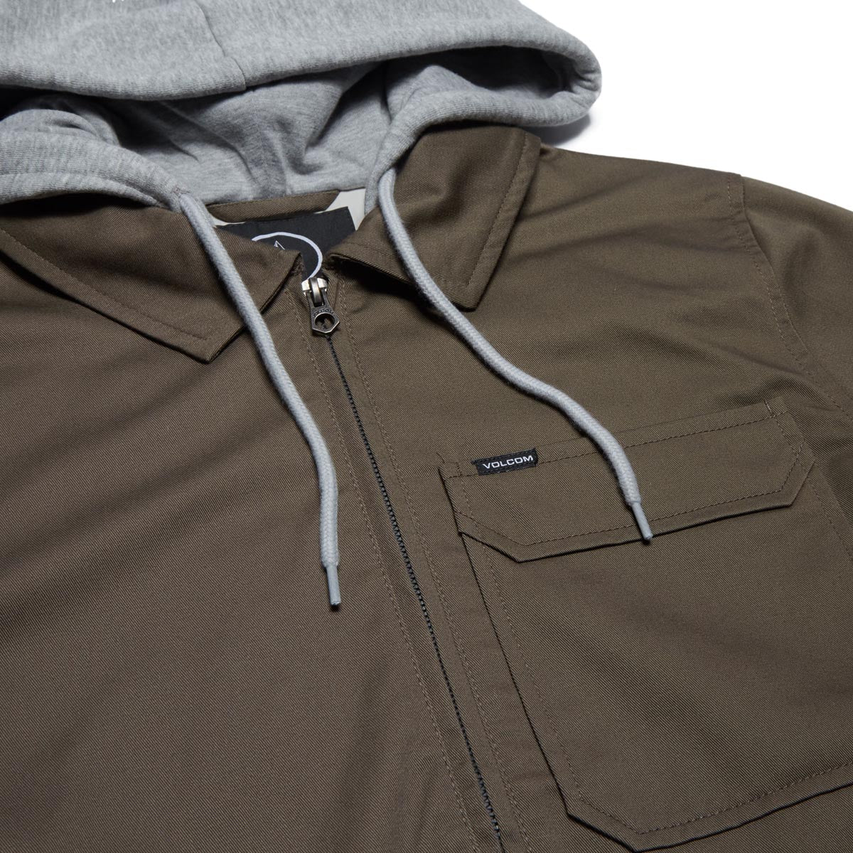 Volcom Korman Hooded Jacket - Bison image 3