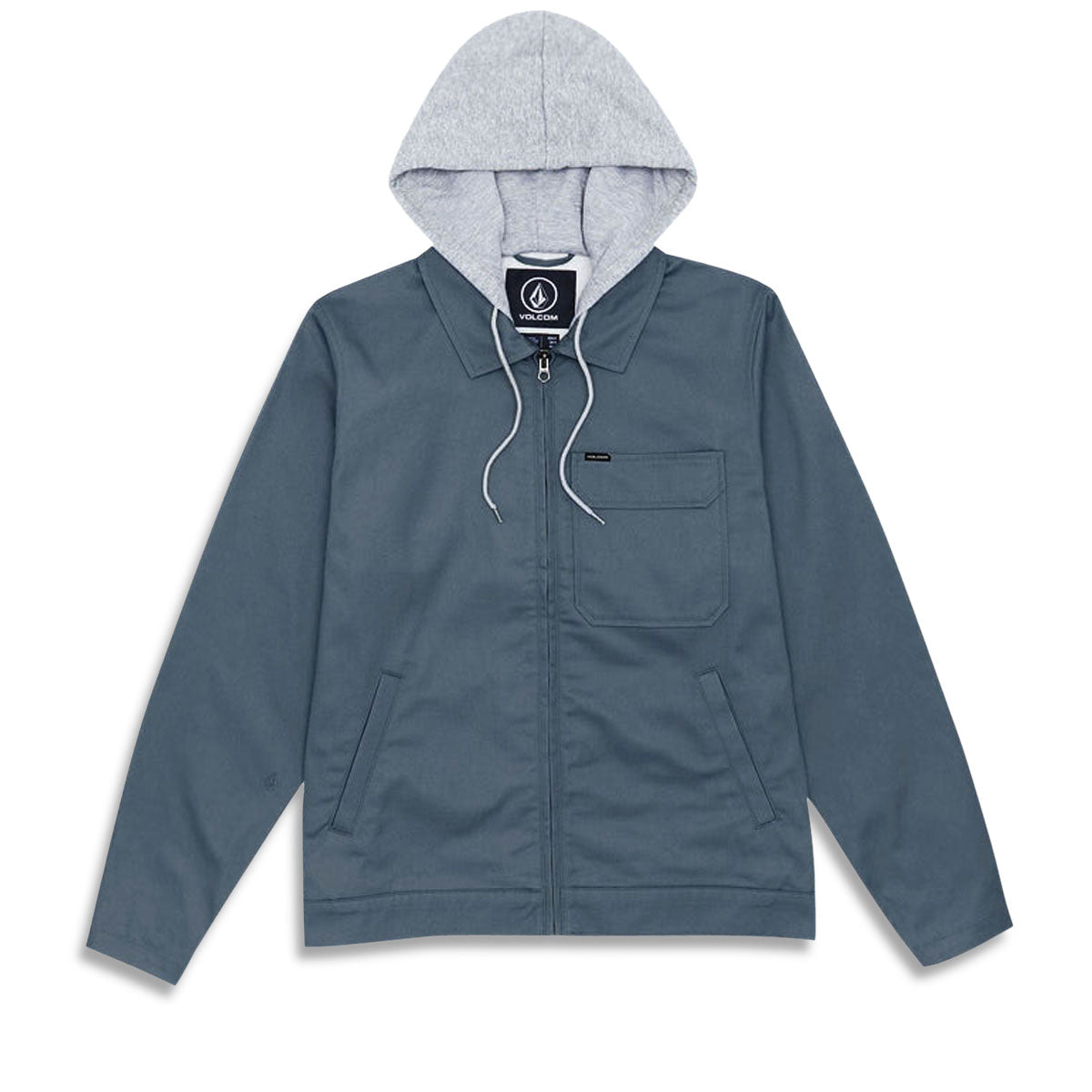 Volcom Korman Hooded Jacket - Dark Slate image 1