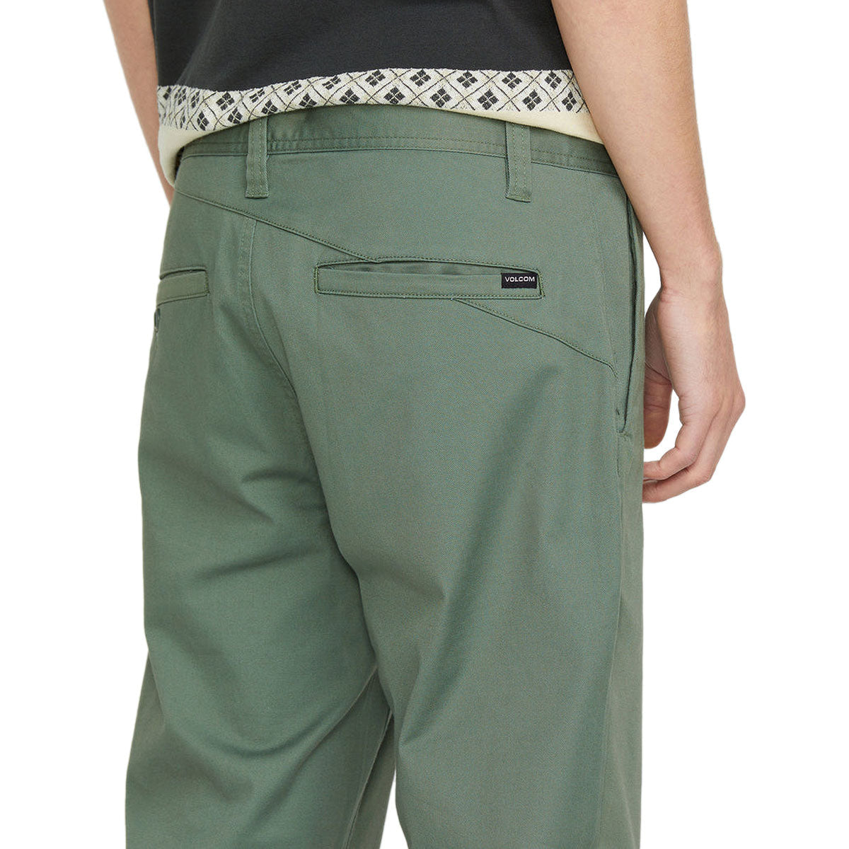 Volcom Frickin Modern Stretch Pants - Light Olive image 3