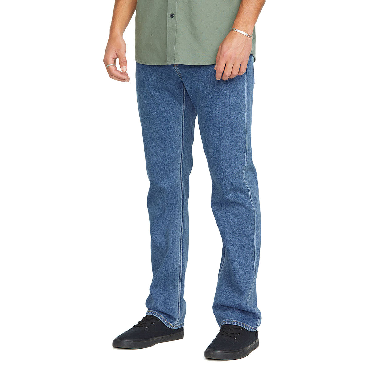 Volcom Solver Denim Pants - Standard Issue Blue image 3