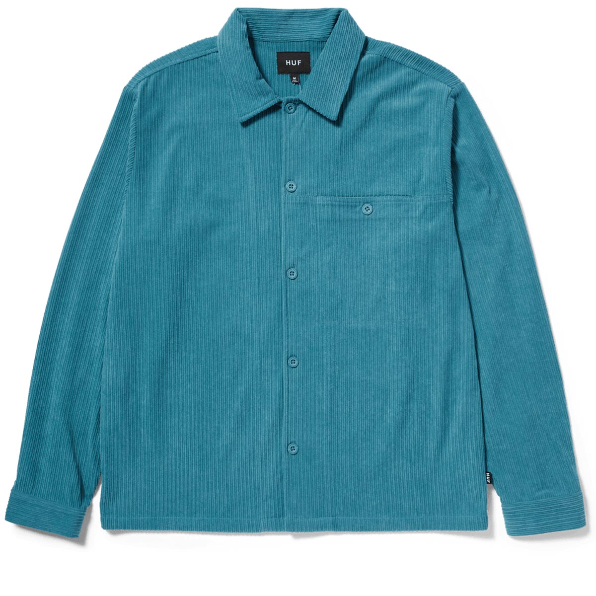 HUF Co Corduroy Over Shirt - Dark Teal image 2