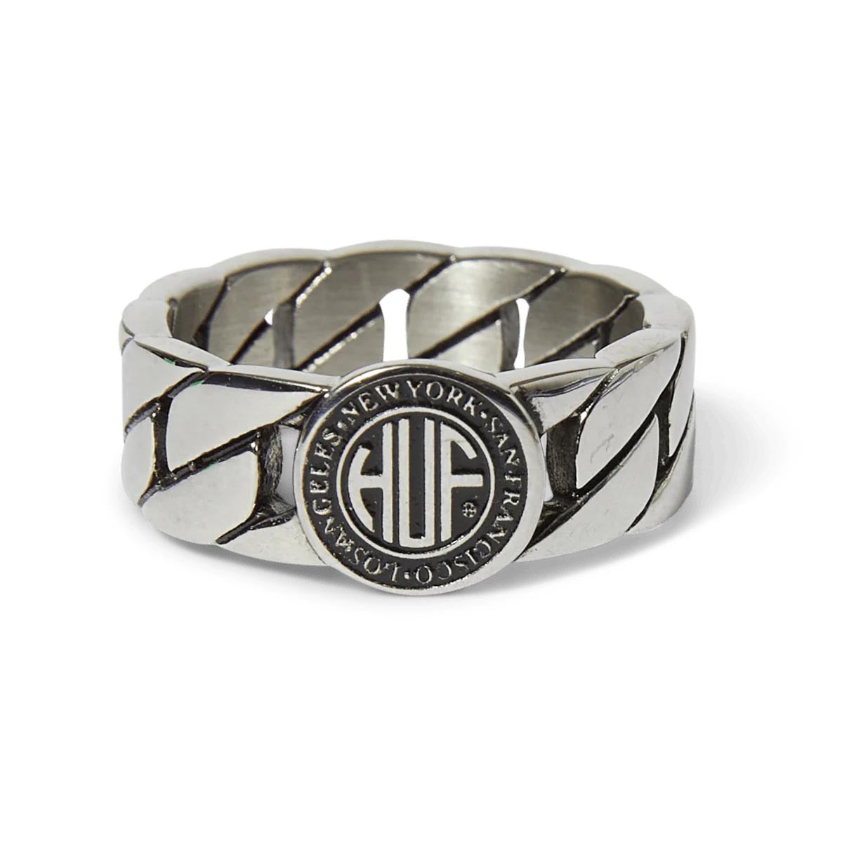 Huf Regional Cuban Link Ring Accessories - Silver image 1