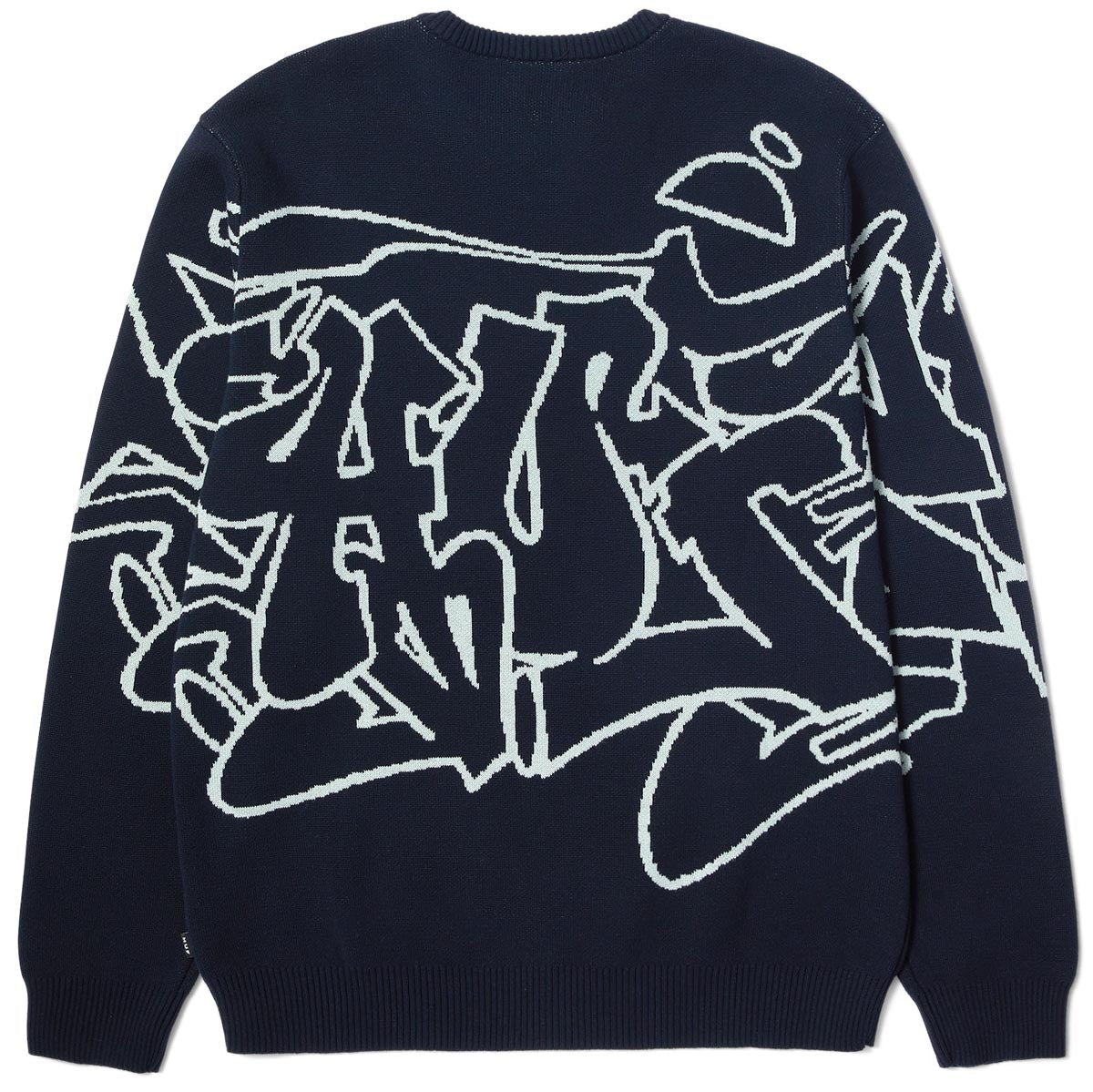 Huf Outlines Crewneck Sweater - Navy image 2