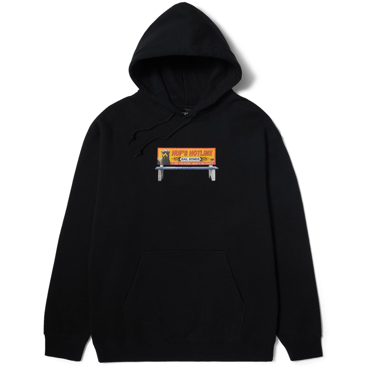 Huf Bail Bonds Hoodie - Black image 1