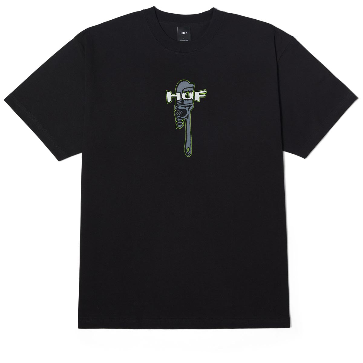 Huf Vise T-Shirt - Black image 1