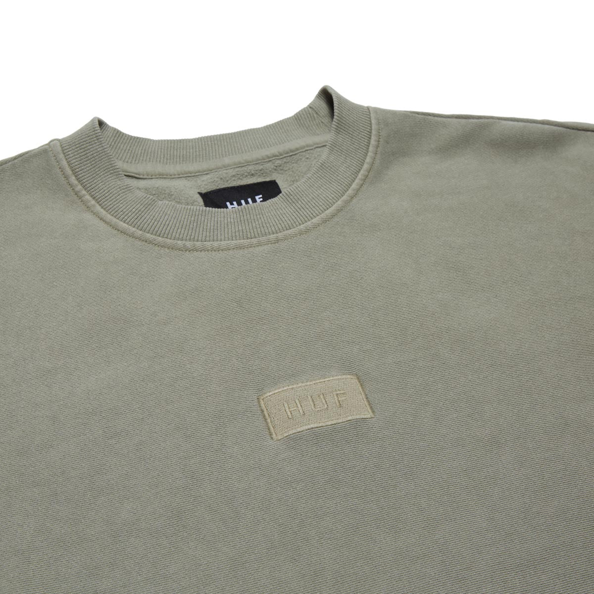 Huf Mason Crewneck Fleece Sweatshirt - Olive image 2