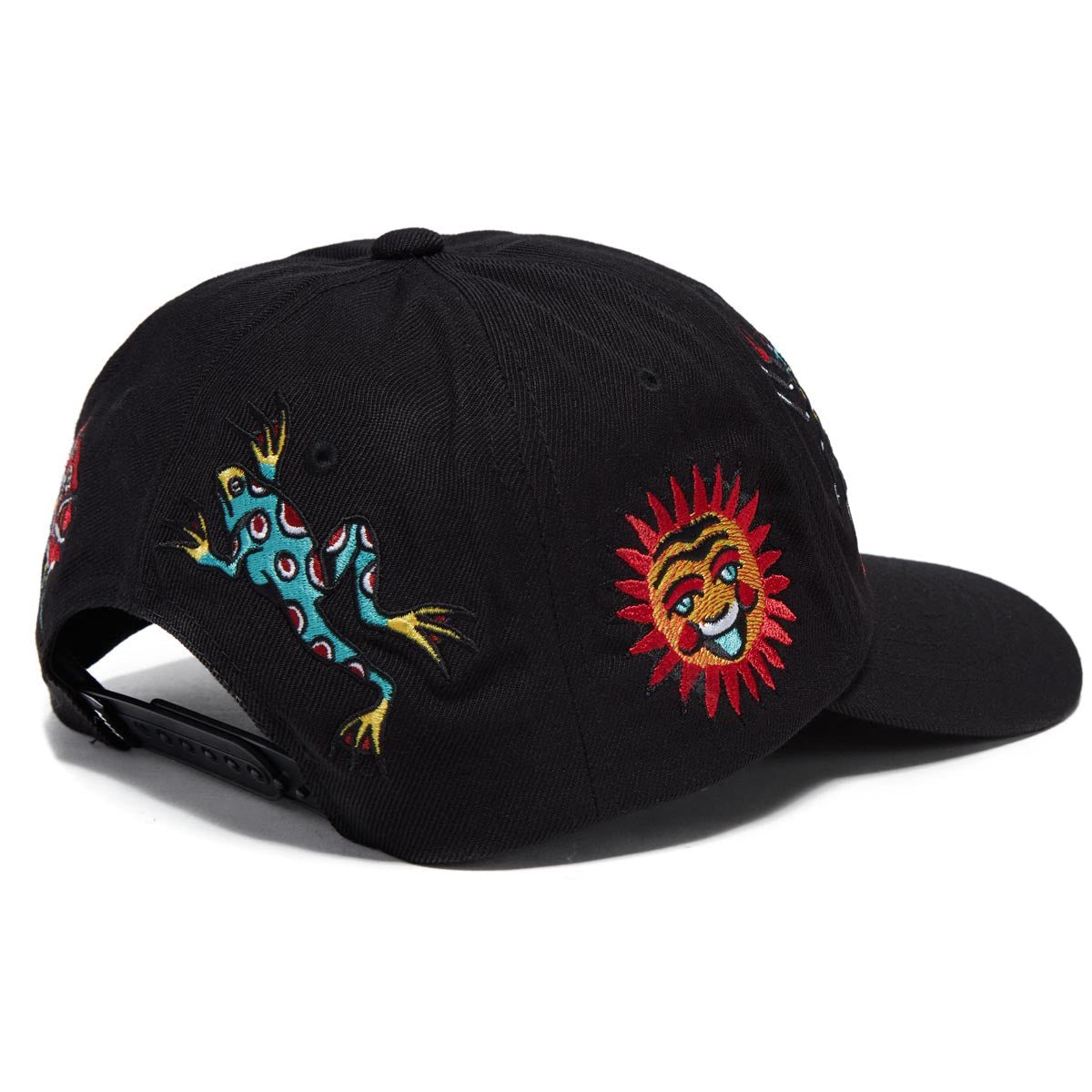 Huf Bledsoe 6 Panel Snapback Hat - Black image 3