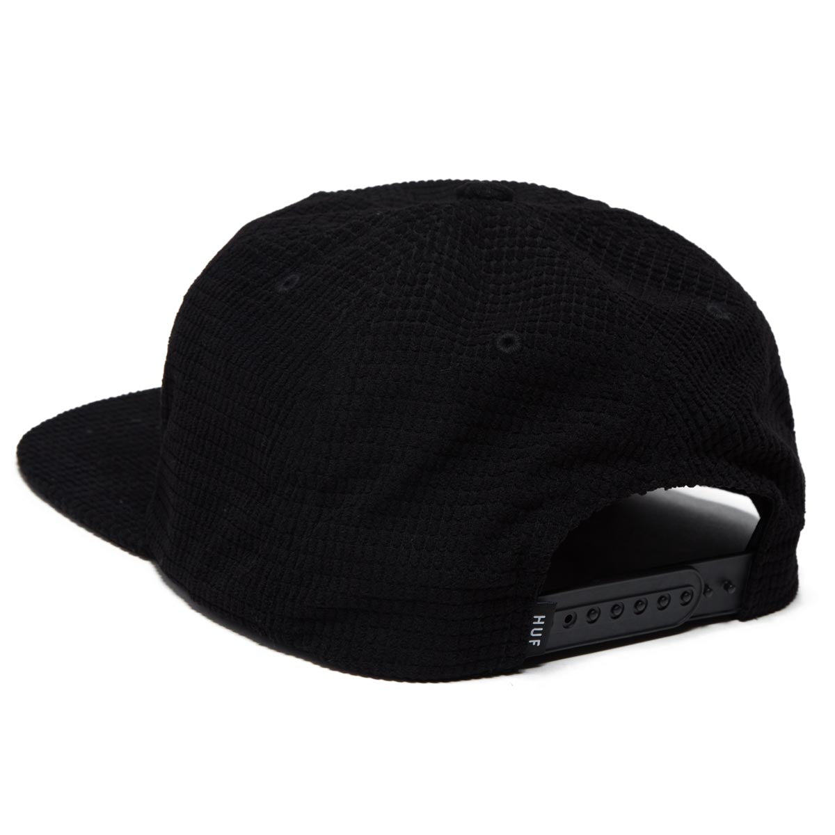 Huf Arch Waffle Cord Snapback Hat - Black image 2