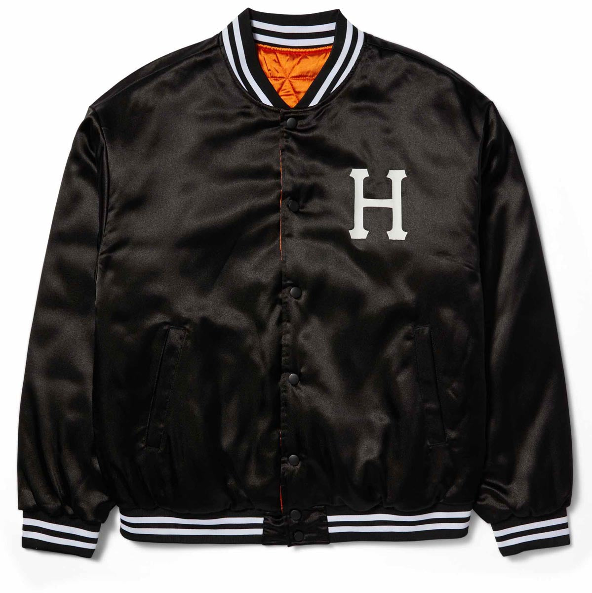 Huf Back 2 Back Reversible Jacket - Black/Orange image 1