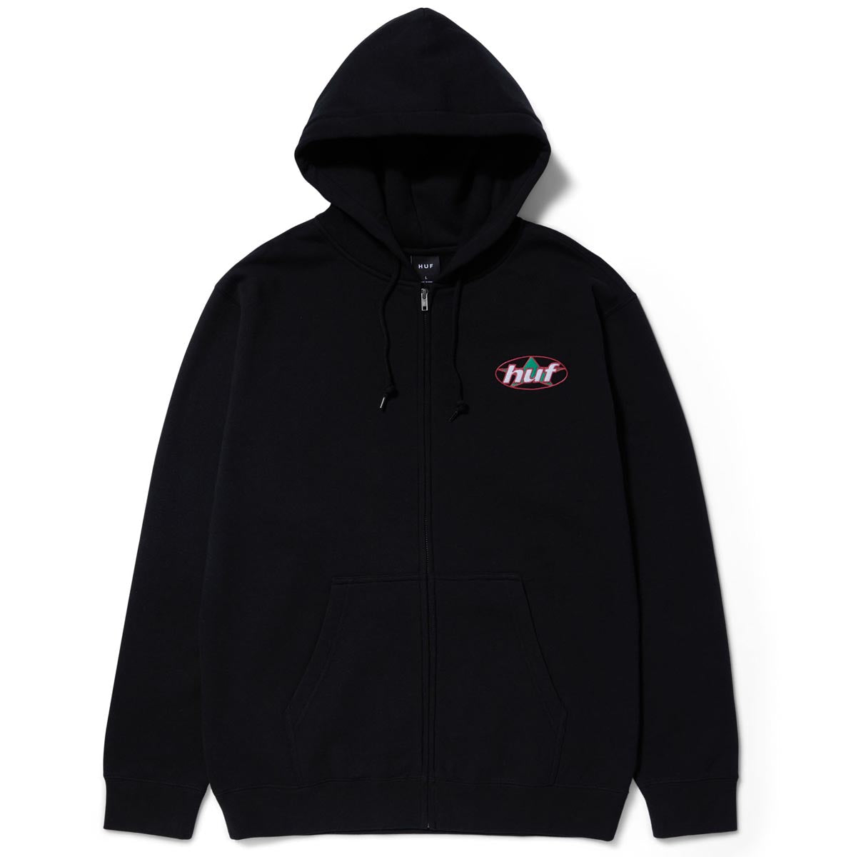 Huf Andromeda Full Zip Hoodie - Black image 1