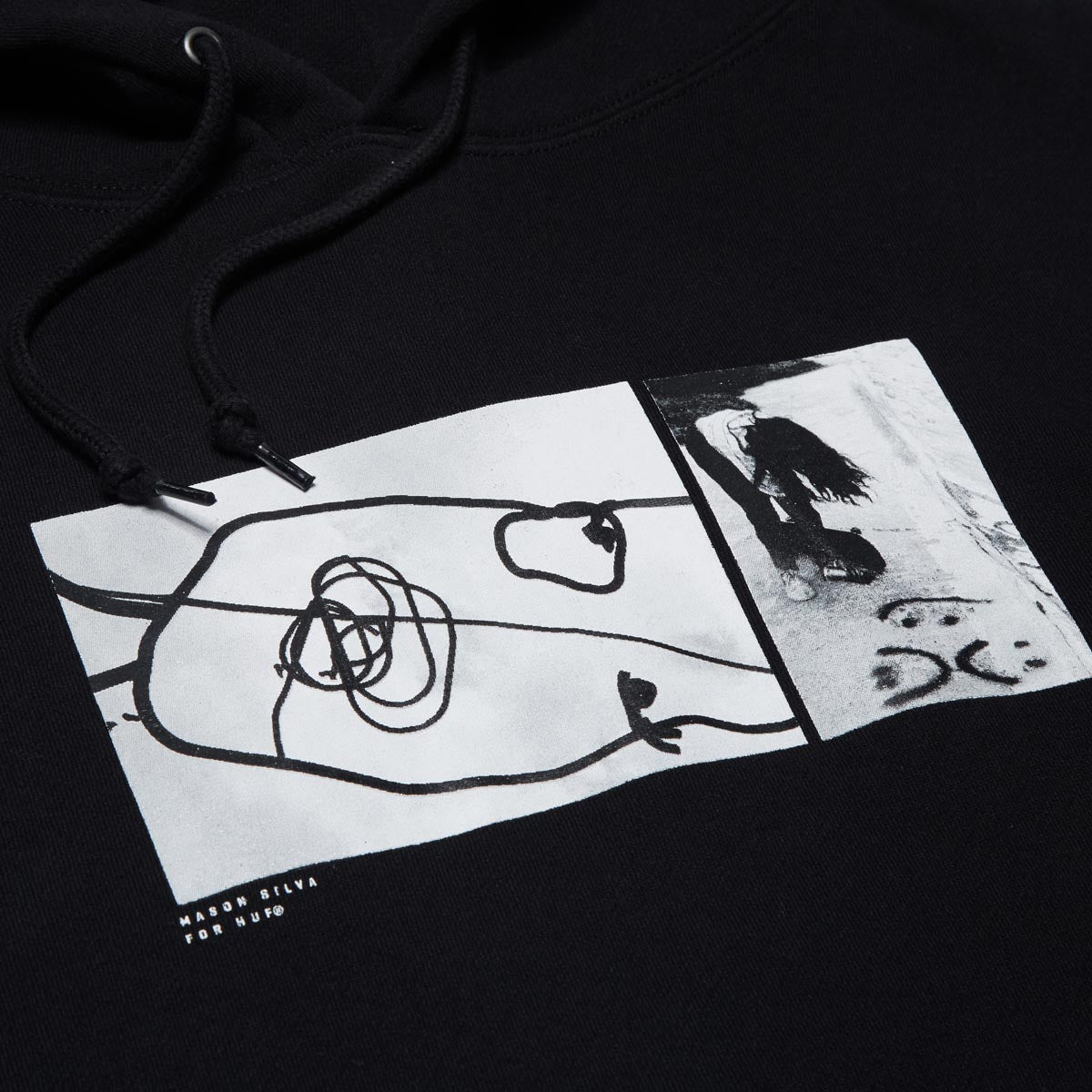 Huf Mason Photos Hoodie - Black image 2