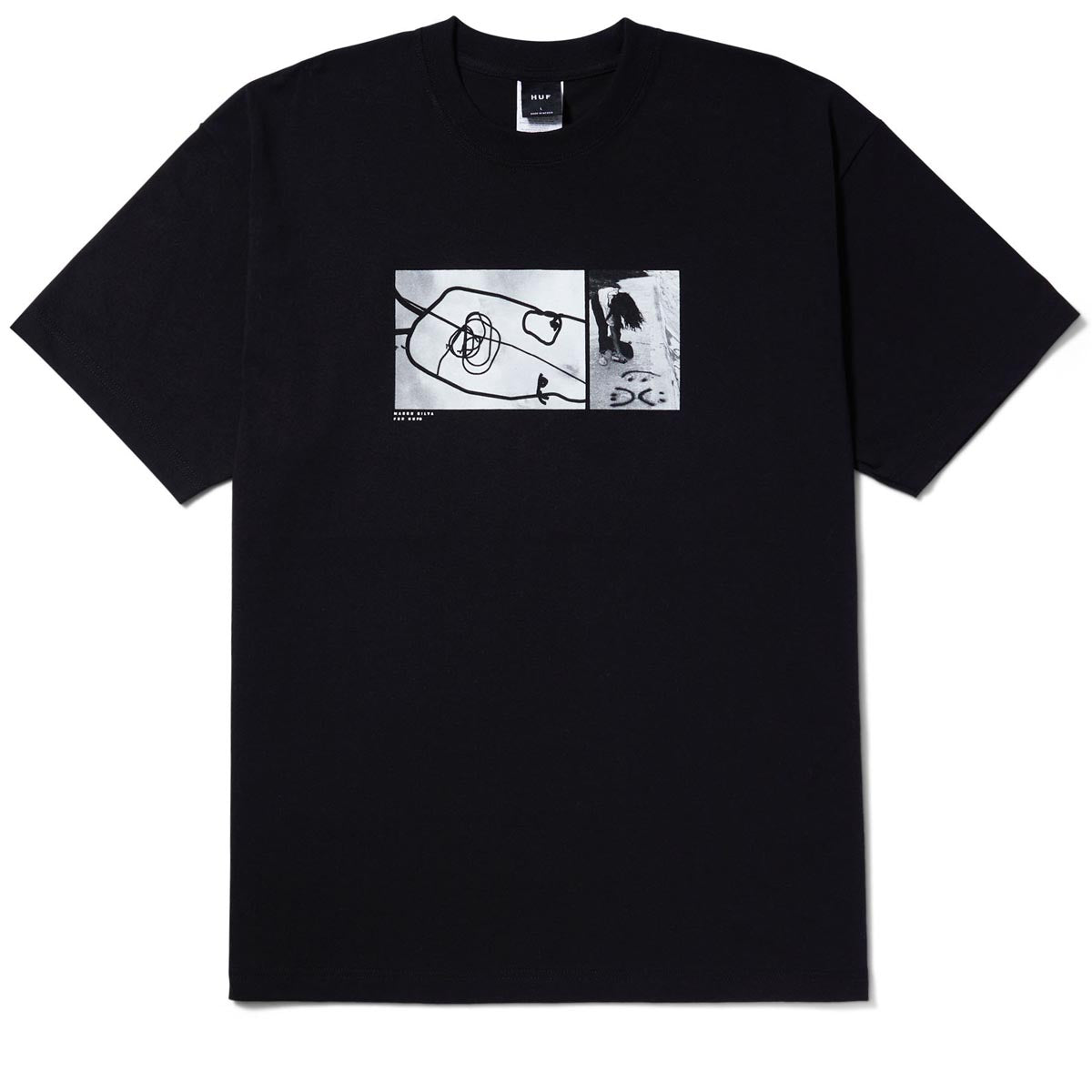 Huf Mason Photos T-Shirt - Black image 1