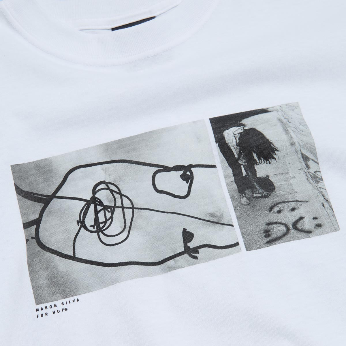 Huf Mason Photos T-Shirt - White image 2