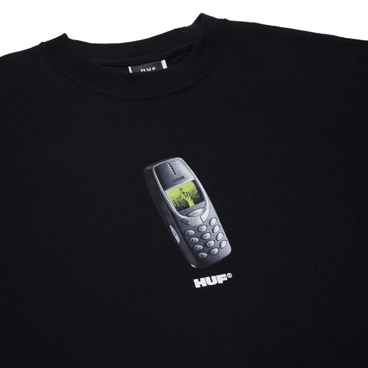 Huf Missed Call T-Shirt - Black image 2