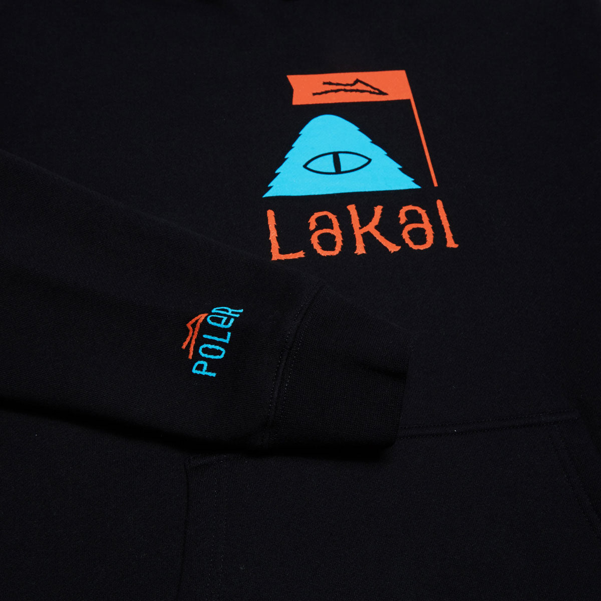 Lakai x Poler Summit Pull Over Hoodie - Black image 2