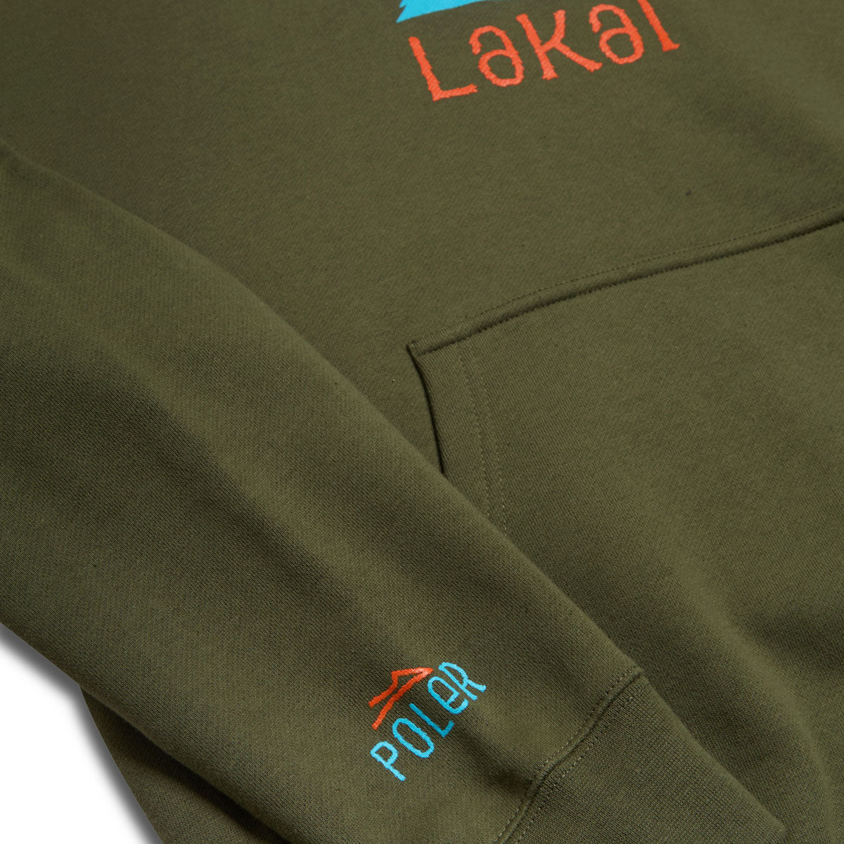 Lakai x Poler Summit Pull Over Hoodie - Olive image 2