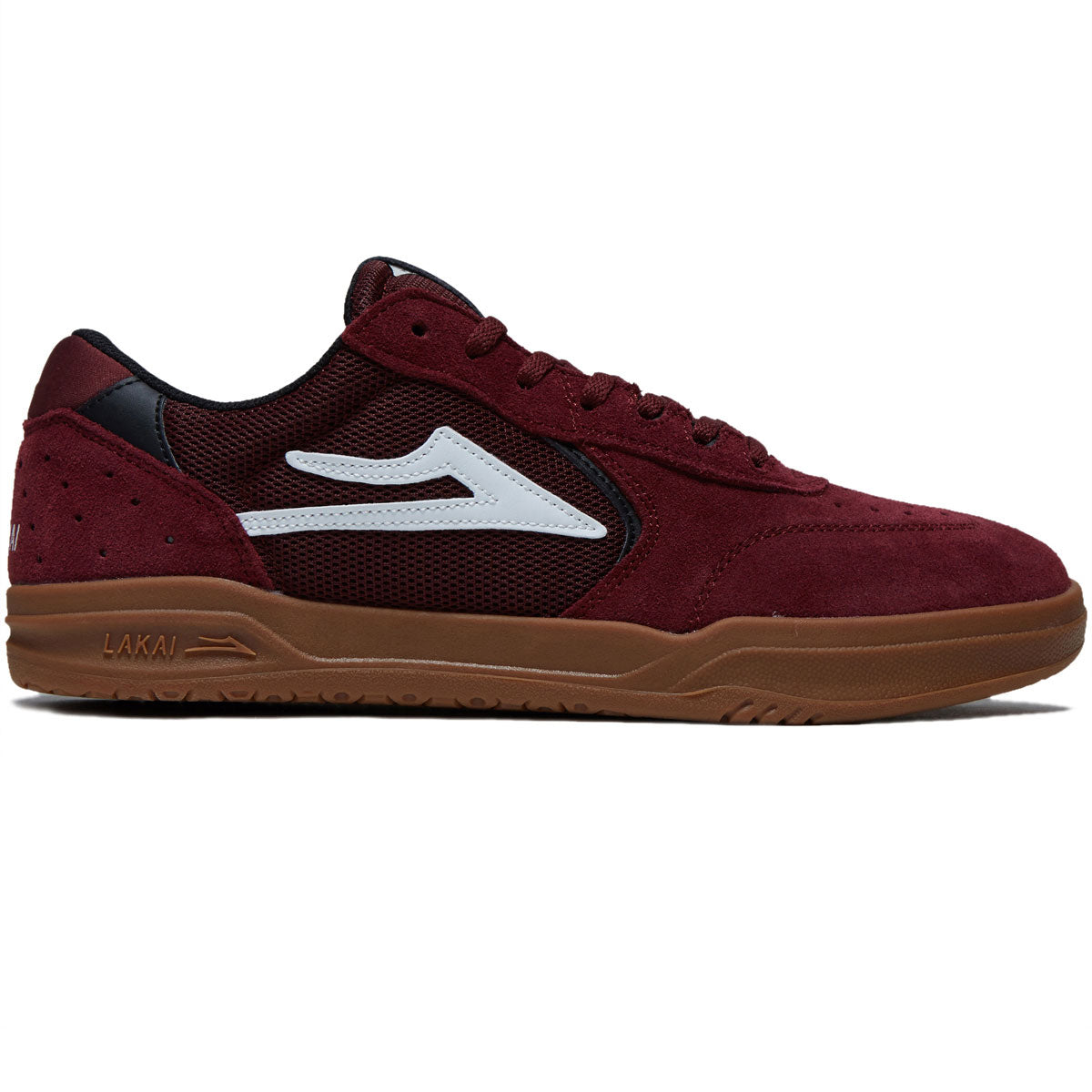 Lakai Atlantic Shoes - Burgundy/Gum Suede image 1