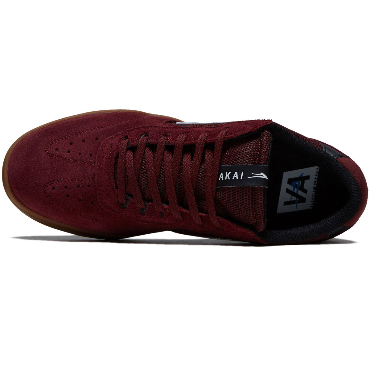 Lakai Atlantic Shoes - Burgundy/Gum Suede image 3