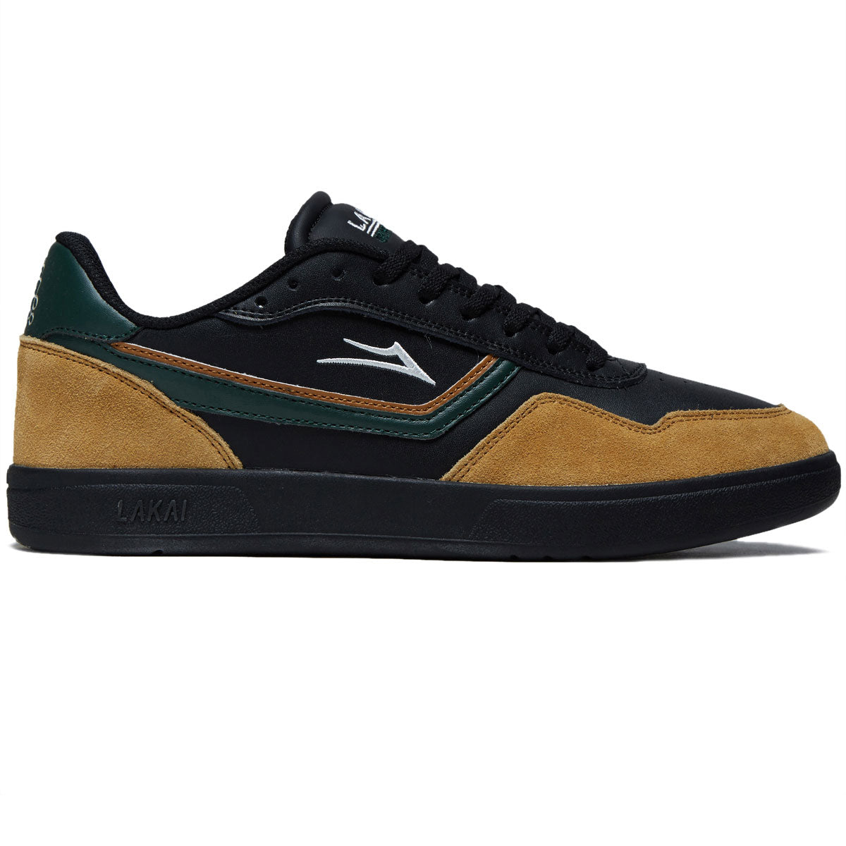 Lakai Terrace Shoes - Black/Walnut Suede image 1