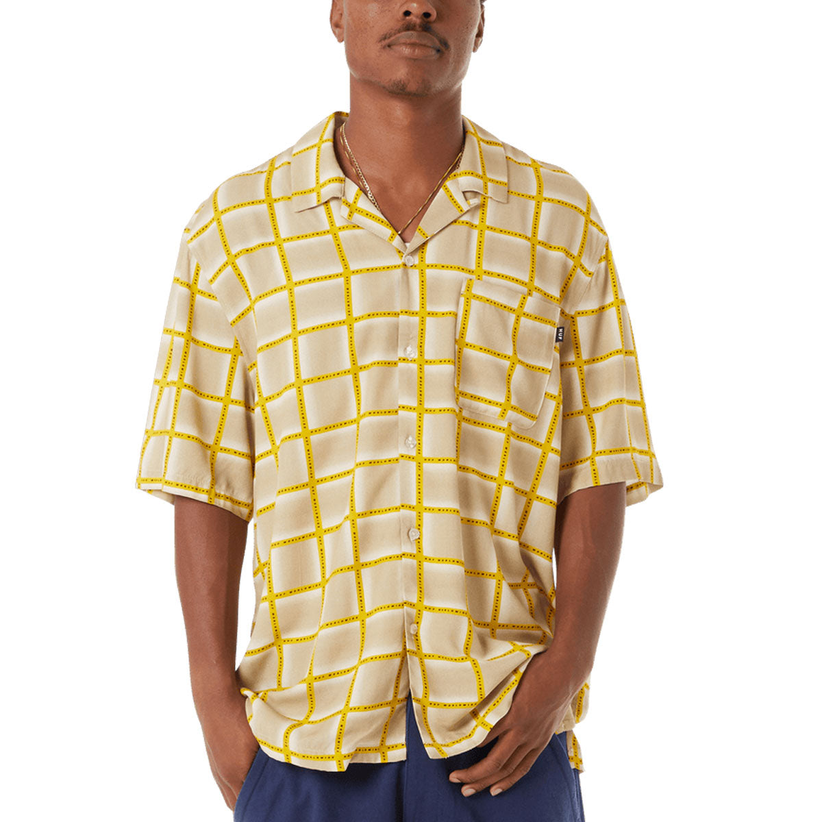 HUF Flynn Resort Shirt - Mustard image 1