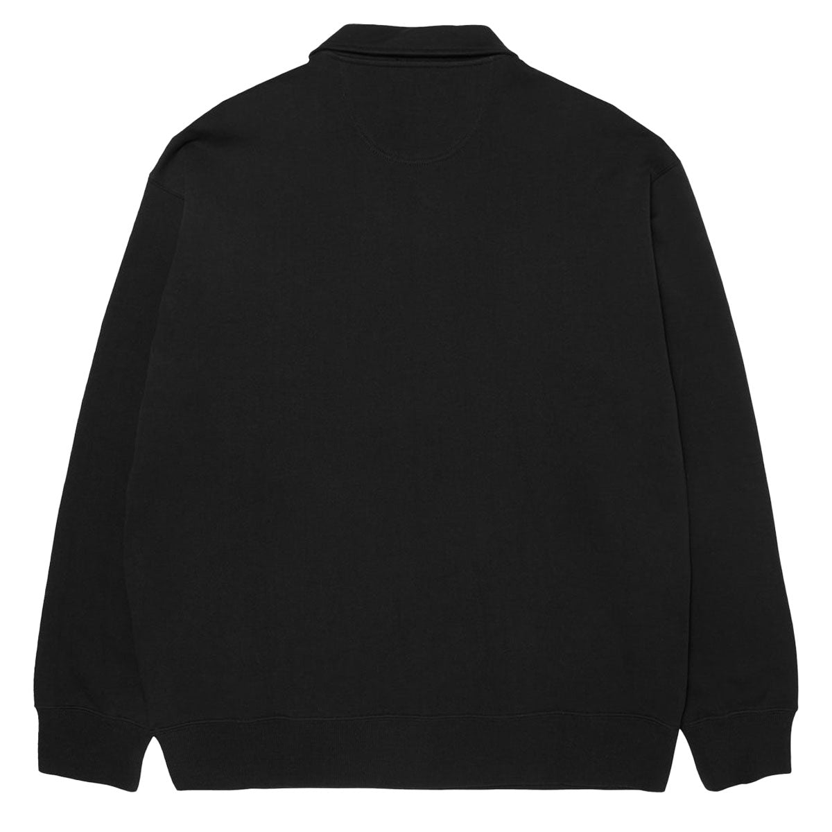 HUF Big Block 1/4 Zip French Terry Sweatshirt - Black image 2