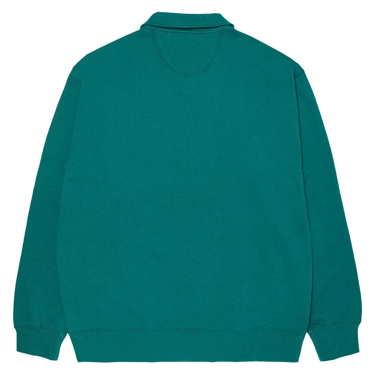 HUF Big Block 1/4 Zip French Terry Sweatshirt - Sea Green image 2