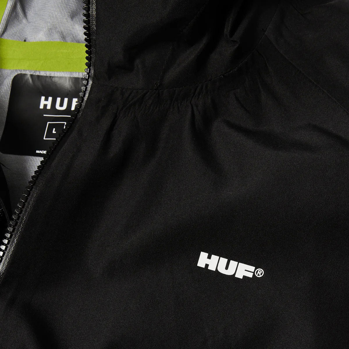 HUF Rainier Shell Jacket - Black image 4