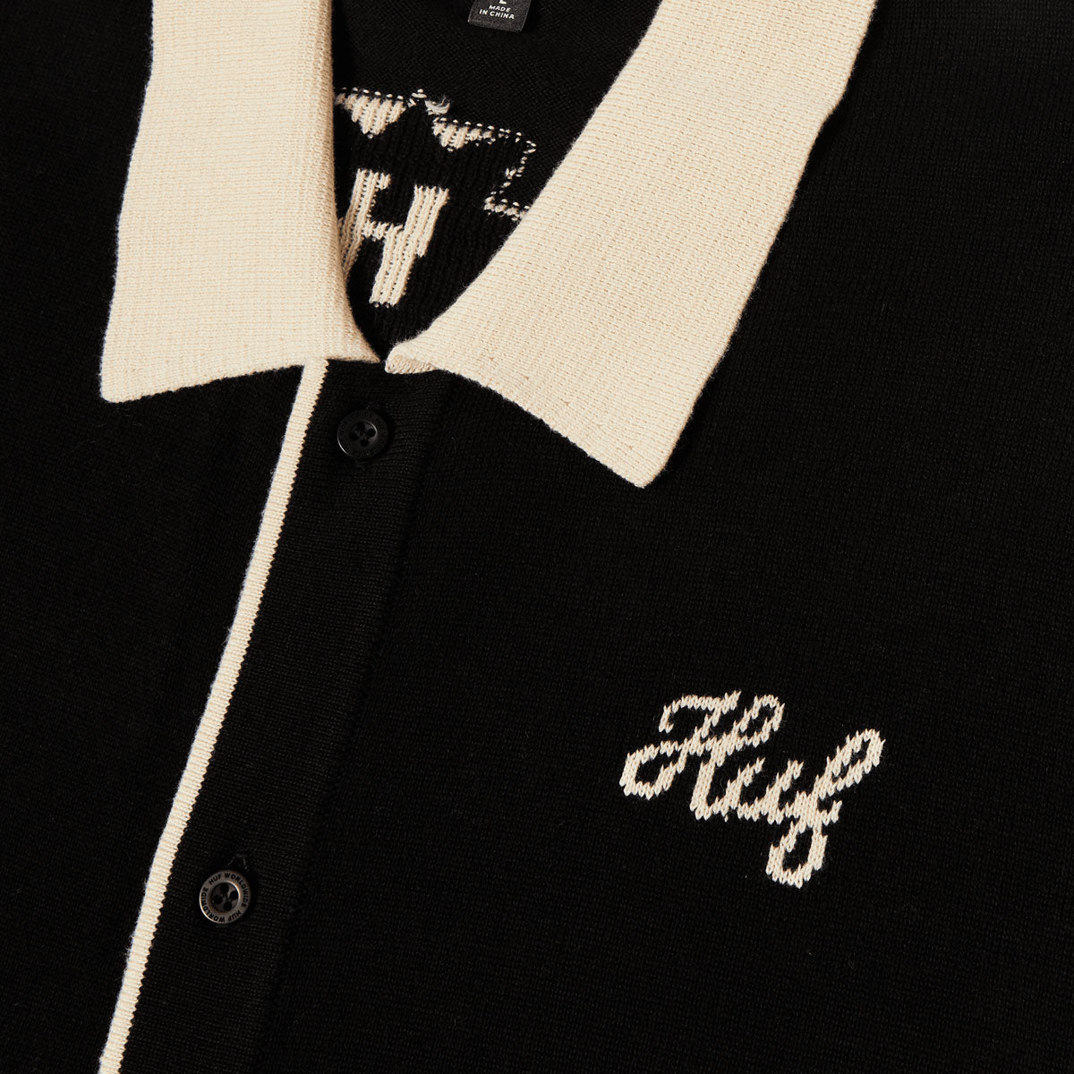 HUF Icarus Knit Top Shirt - Black image 5