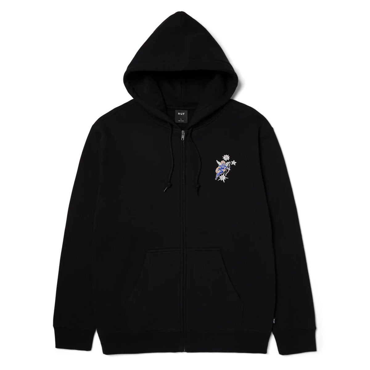 HUF Cupid Full Zip Hoodie - Black image 1