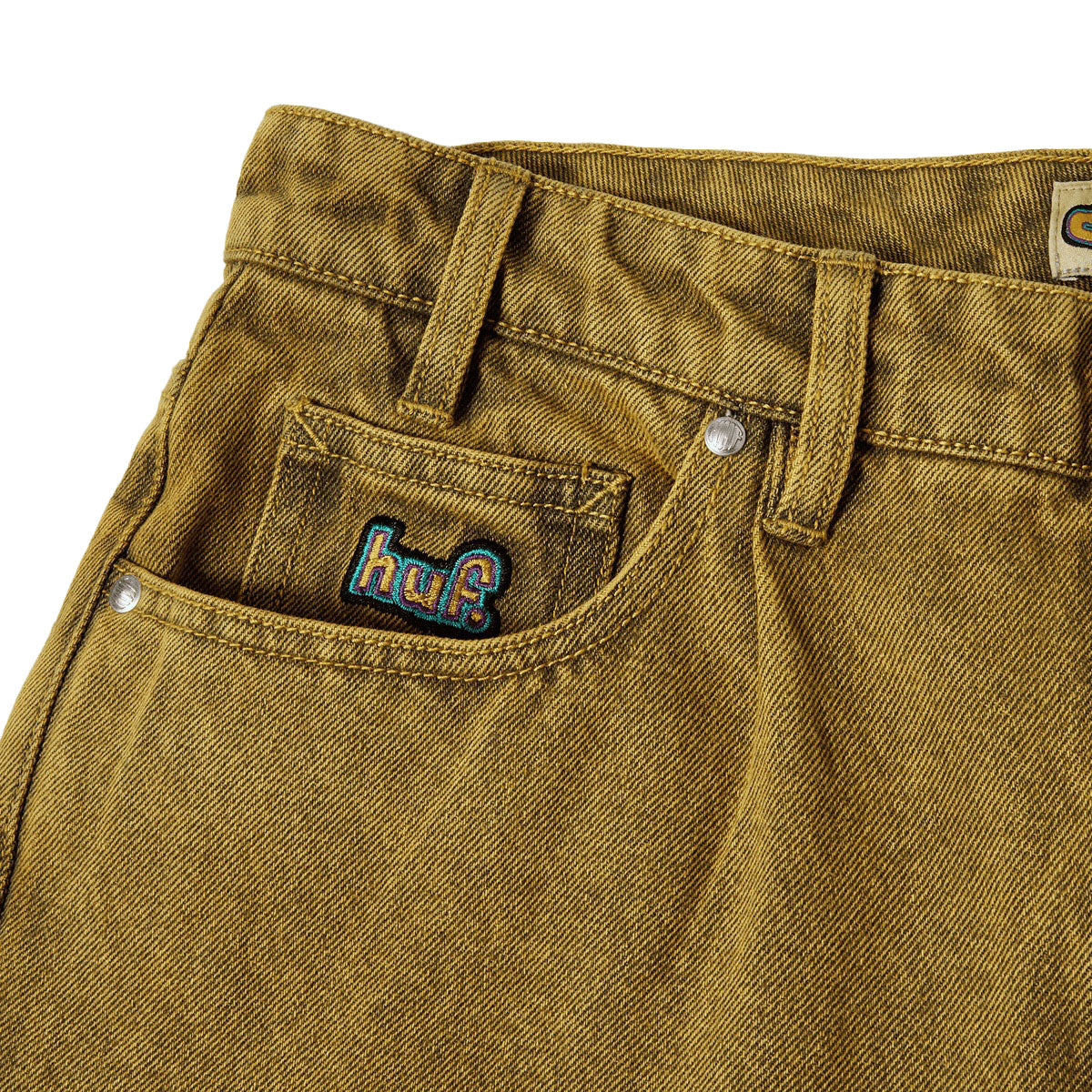 HUF Cromer Washed Pants - Dijon image 4