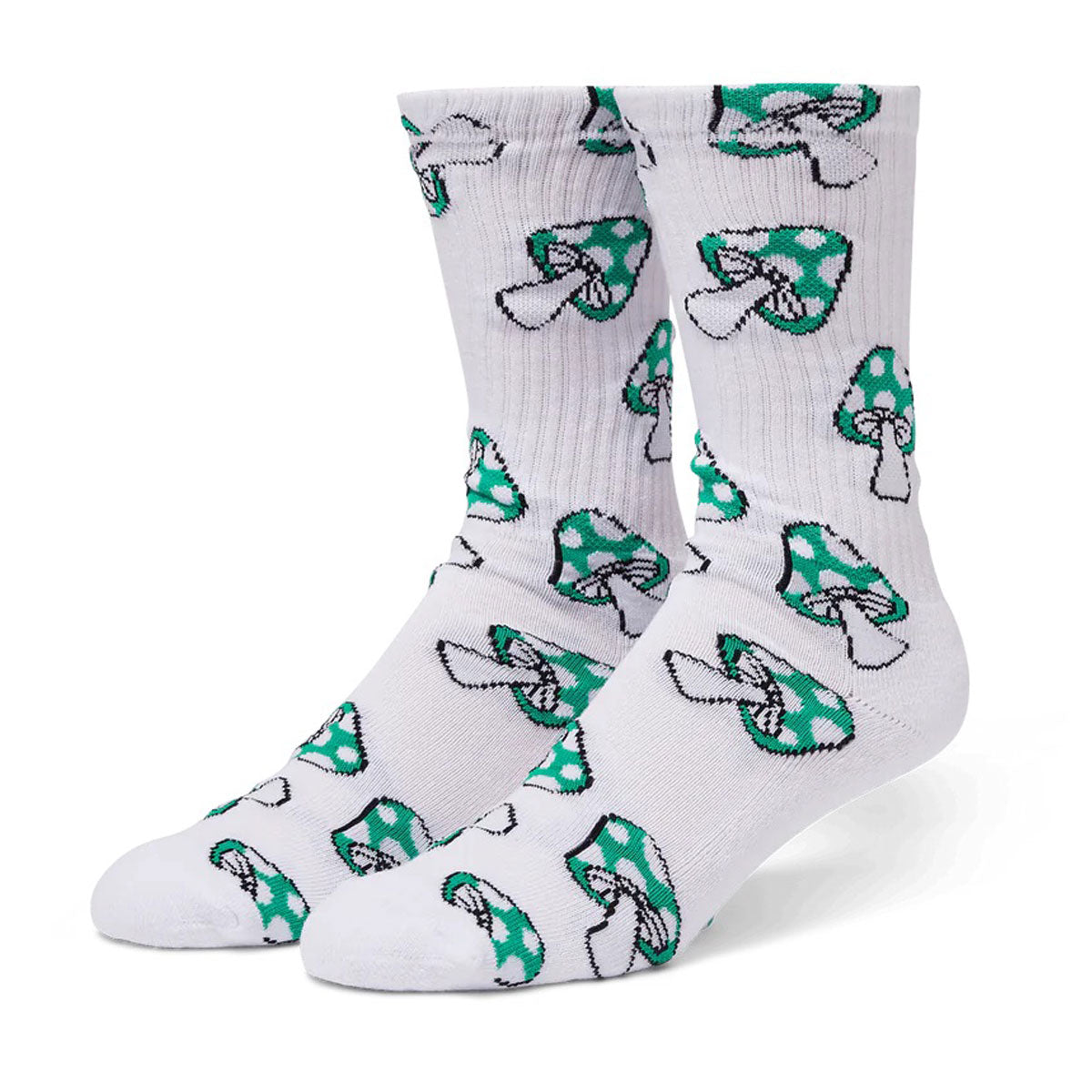 HUF Shrooms Socks - Green image 1