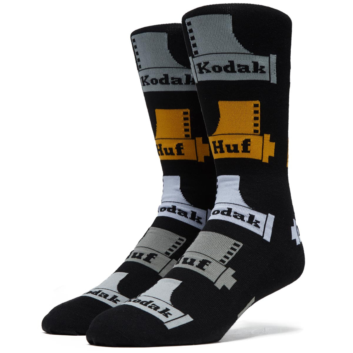 Huf x Kodak Crew Socks - Black image 1