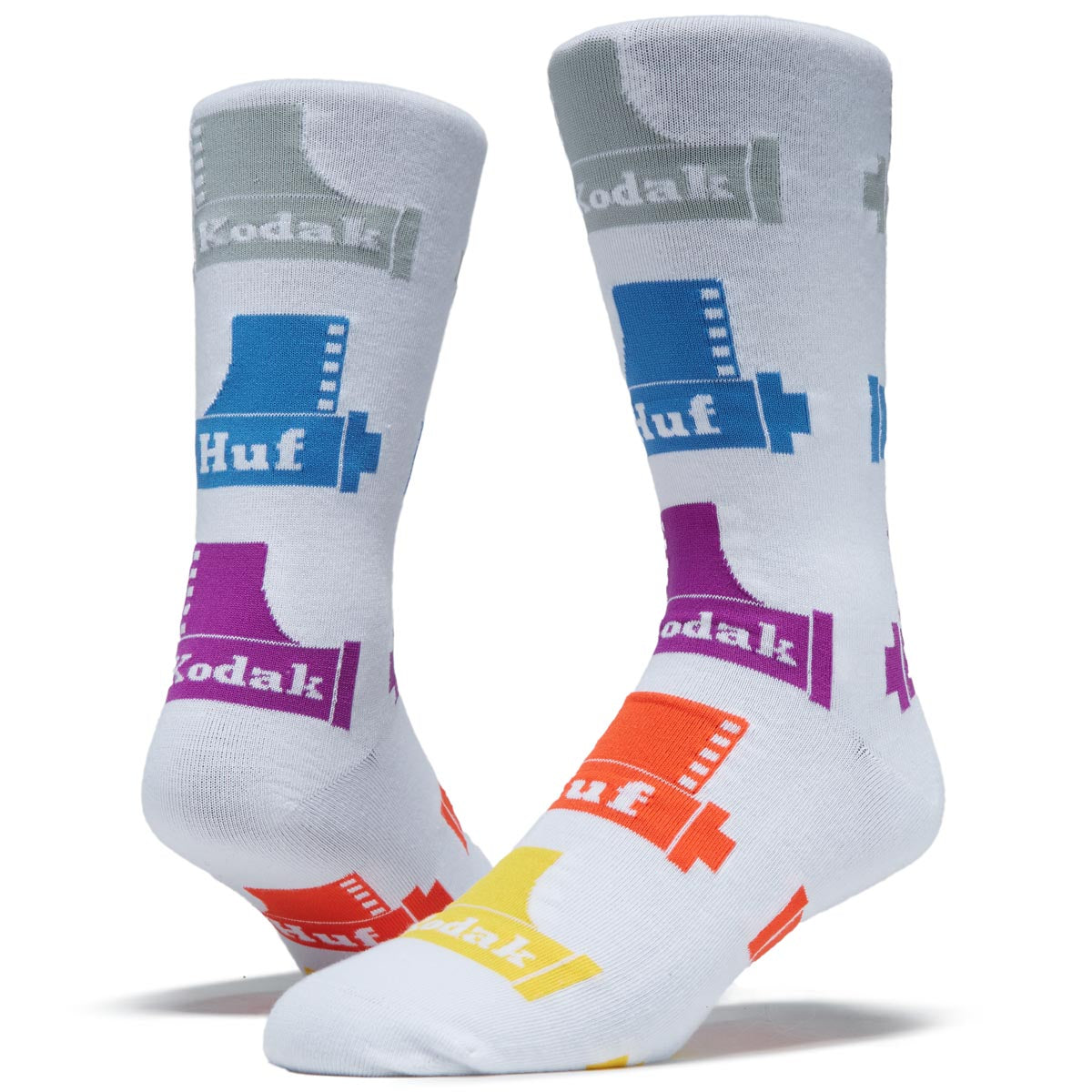 Huf x Kodak Crew Socks - White image 2