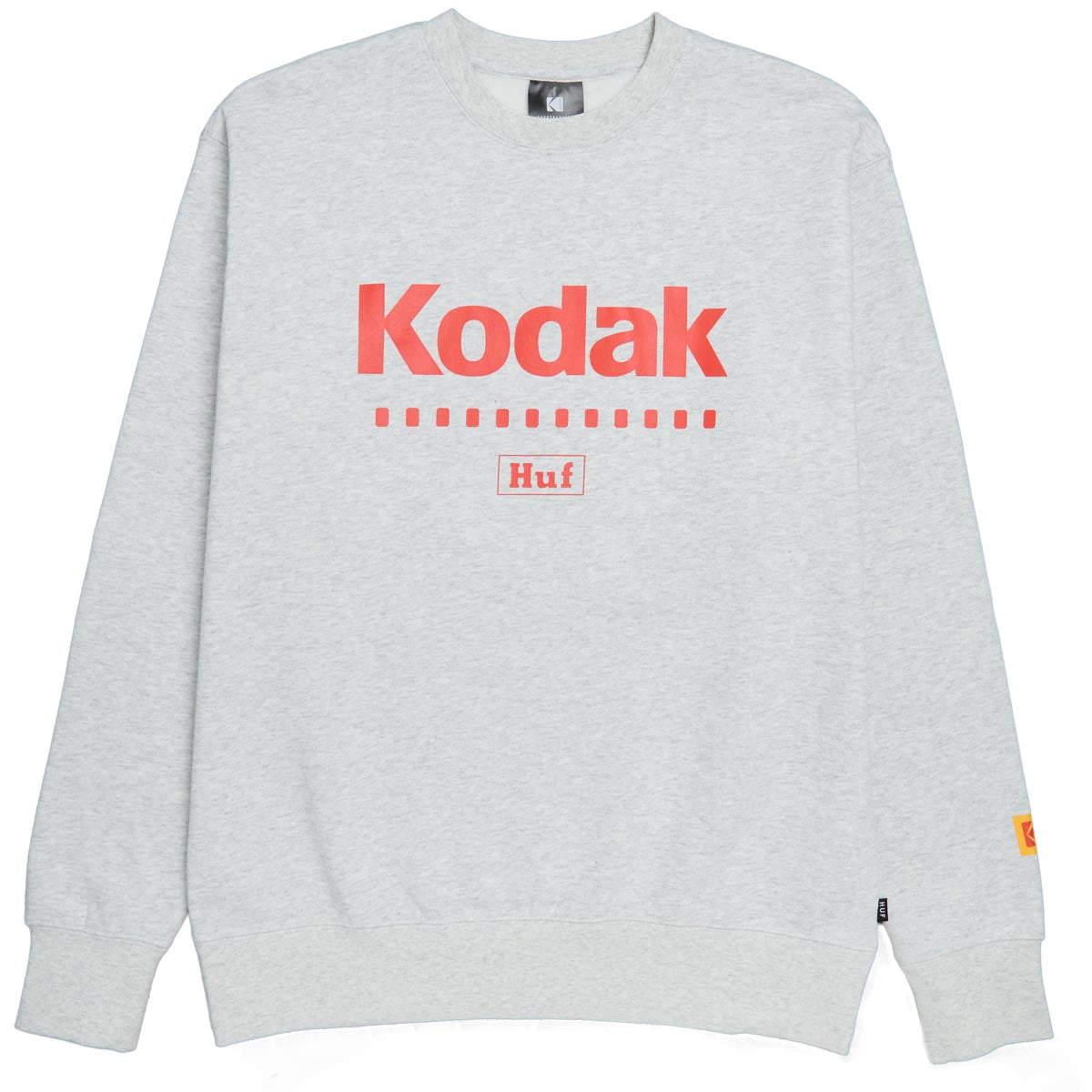 Huf x Kodak Golden Hour Crewneck Sweatshirt - Ash image 1