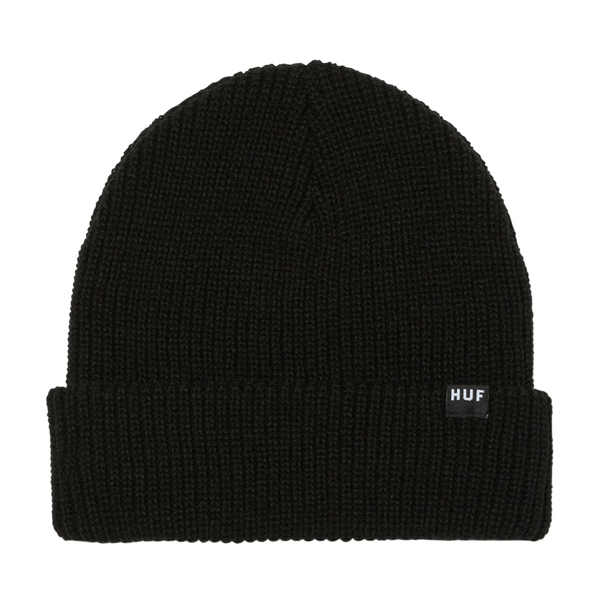 HUF Usual Cuff Beanie - Black image 1
