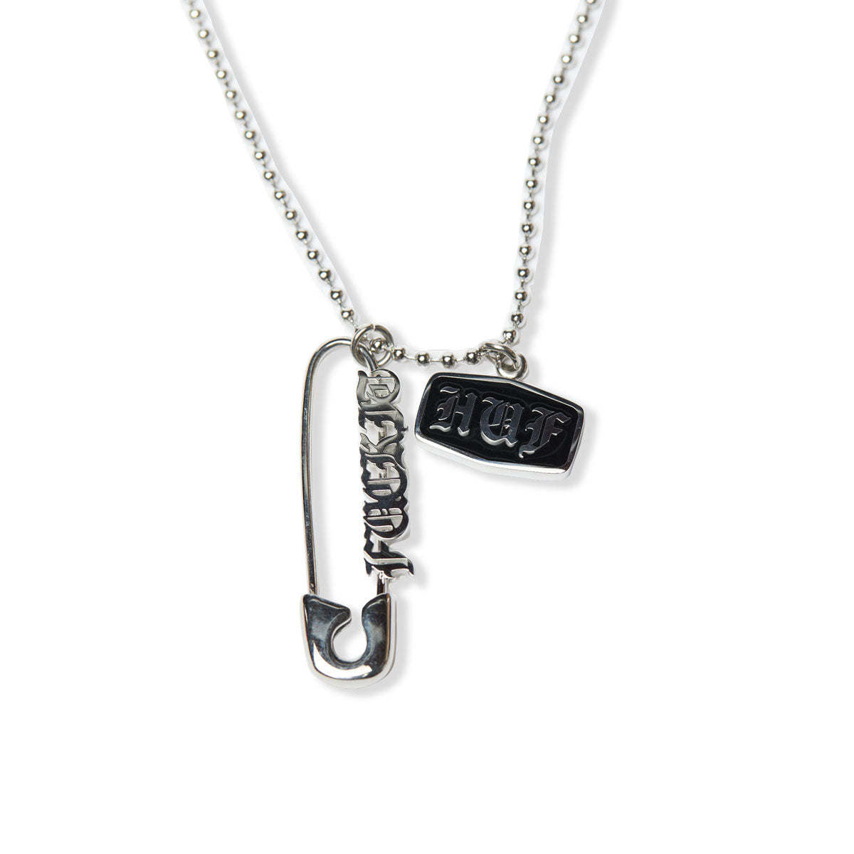 HUF Old E Pendant - Silver image 1