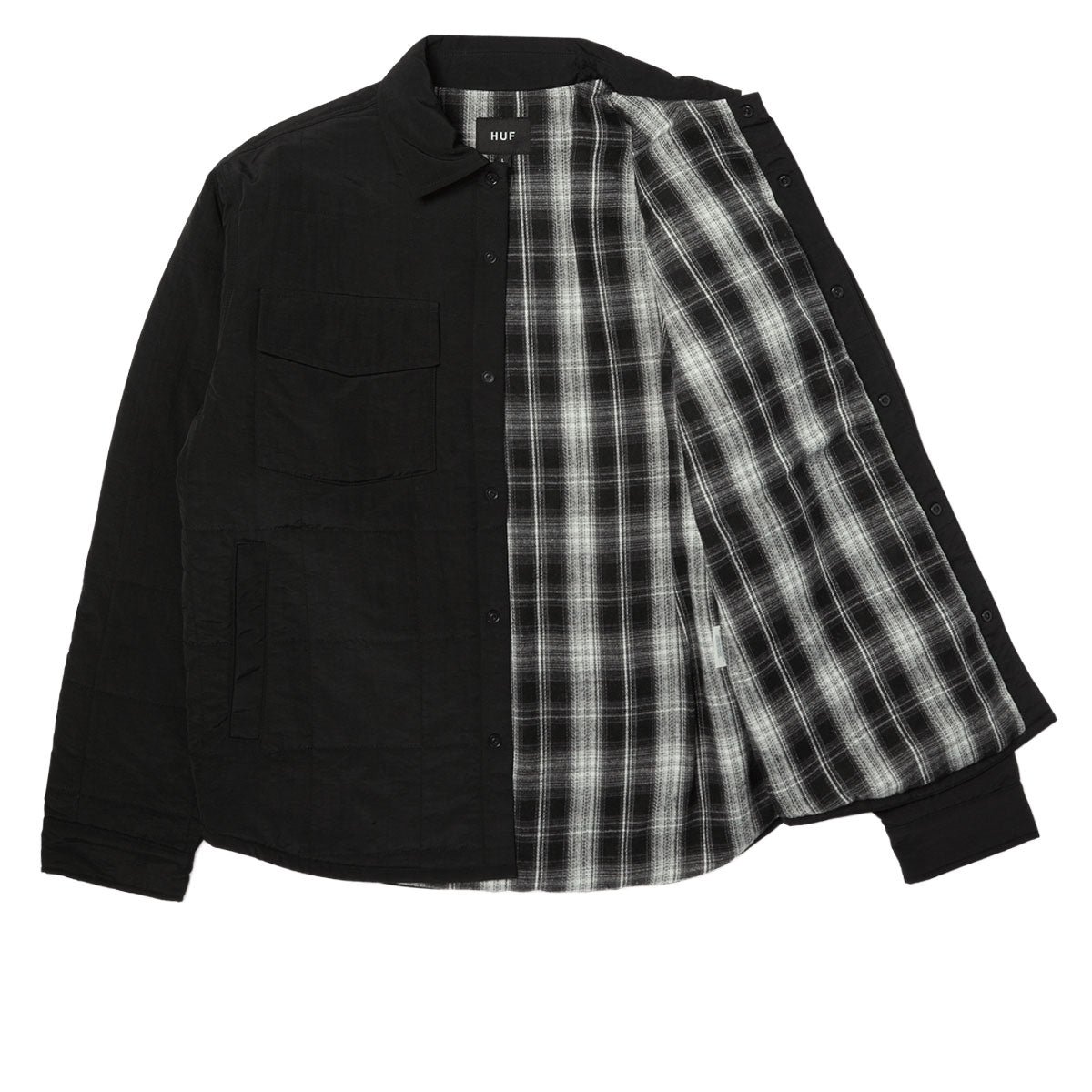HUF Villard Shacket Jacket - Black image 3