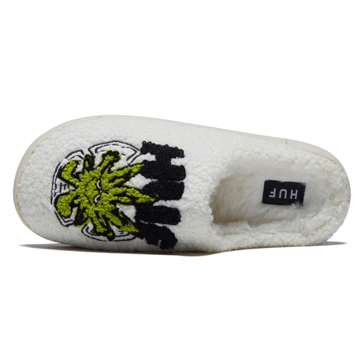 HUF Snow Angel Fuzzy Slipper Shoes - Natural image 3