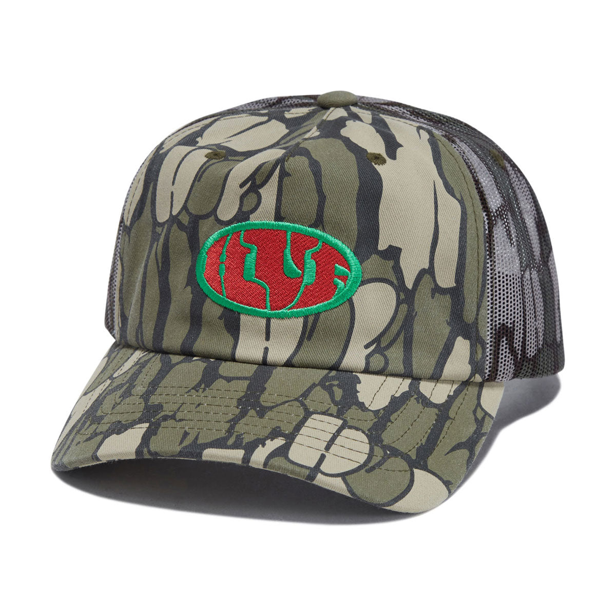 HUF Warped Camo Trucker Hat - Muted Camo image 1
