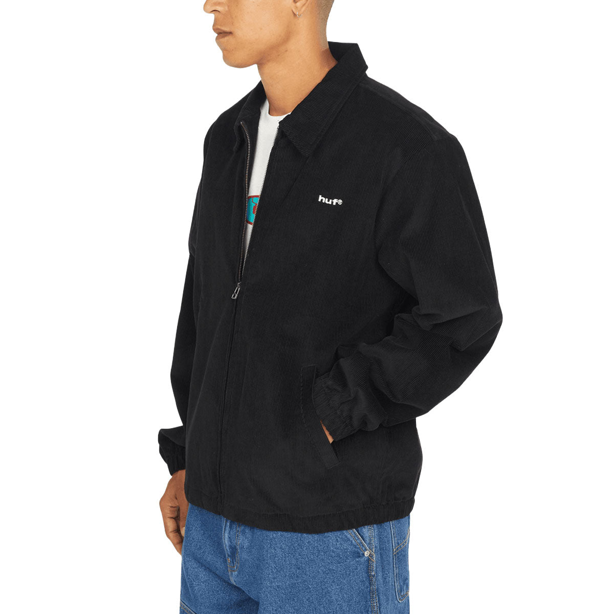 HUF 89 Corduroy Shop Jacket - Black image 2