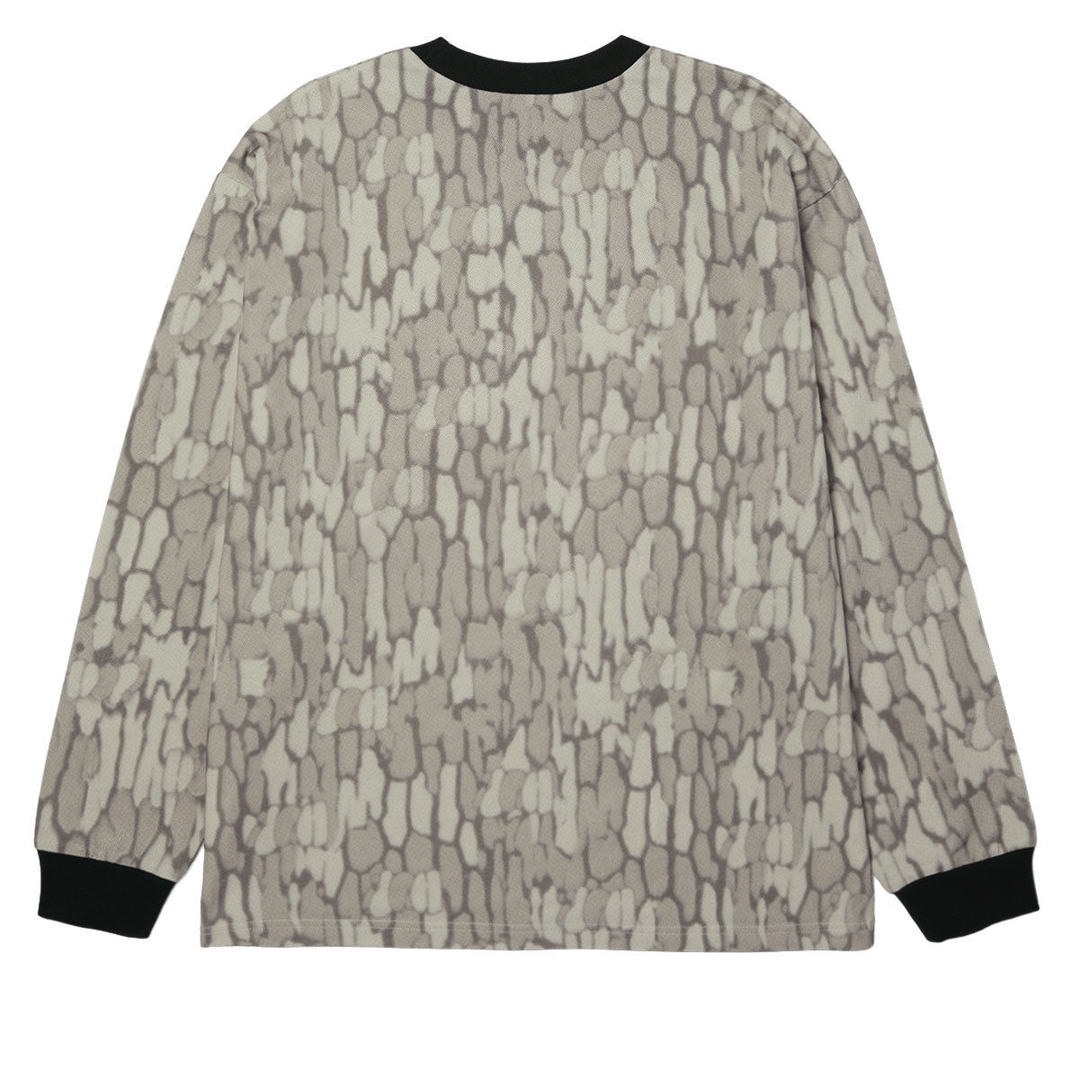 HUF Warped Camo Long Sleeve Knit Shirt - Muted Camo image 2